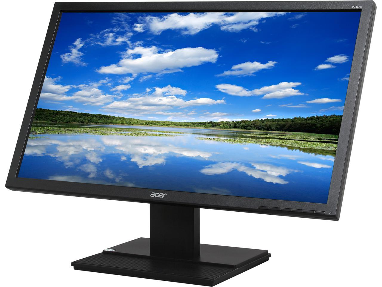 Acer V246HL bd UM.FV6AA.003 24" 1920 x 1080 5 ms 60 Hz D-Sub, DVI LCD Monitor