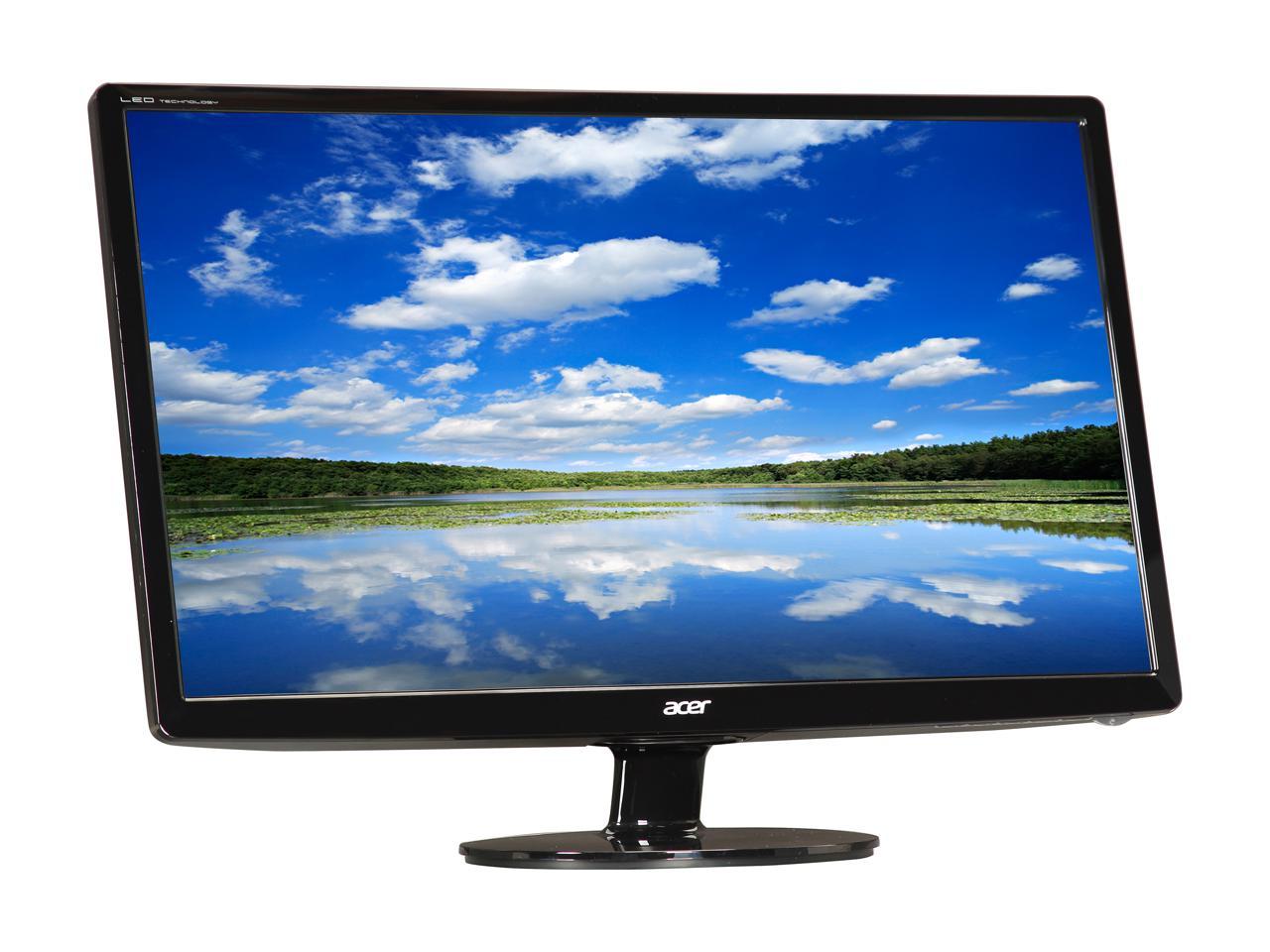 Acer S241HL bmid UM.FS1AA.001 24" Full HD 1920 x 1080 5ms 60 Hz D-Sub, DVI, HDMI Built-in Speakers LCD Monitor