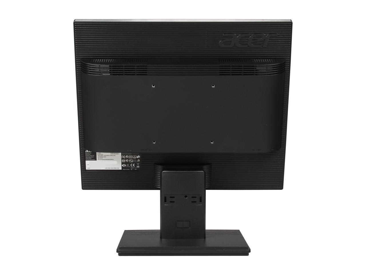 Acer V176L bm UM.BV6AA.003 17" SXGA 1280 x 1024 5 ms 75 Hz D-Sub Built-in Speakers LCD Monitor