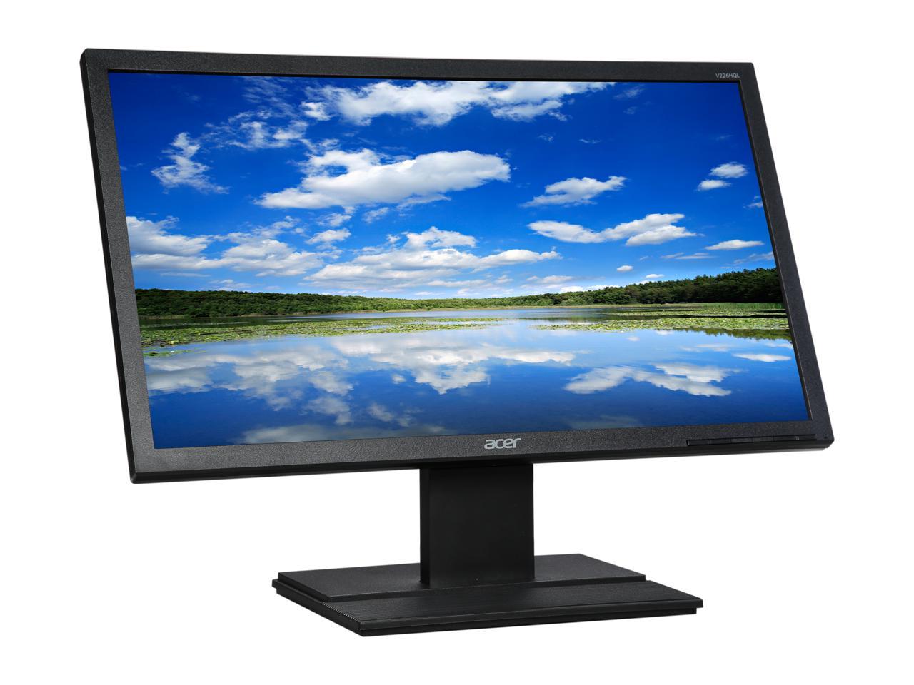 Acer V226HQL Bbd 22" (Diagonal 21.5") Full HD 1920 x 1080 60Hz 5ms DVI VGA Acer eColor LED Backlight LCD Monitor