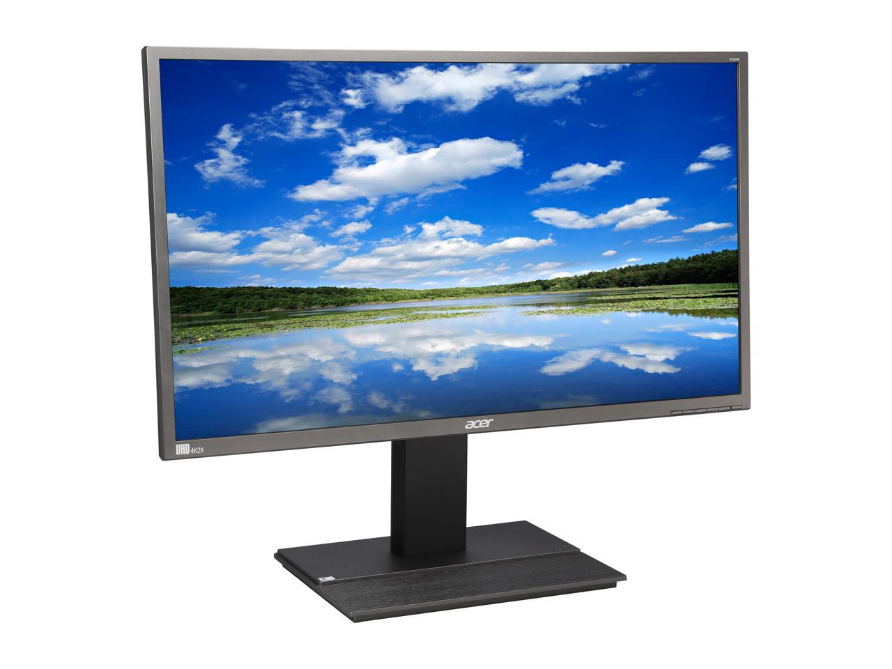 Acer B6 B326HK YMJDPPHZ Black 32" 6ms 4k UHD Widescreen LED Backlight LCD Monitor IPS 350 cd/m2 ACM 100,000,000:1 (1000:1) Built-in Speakers