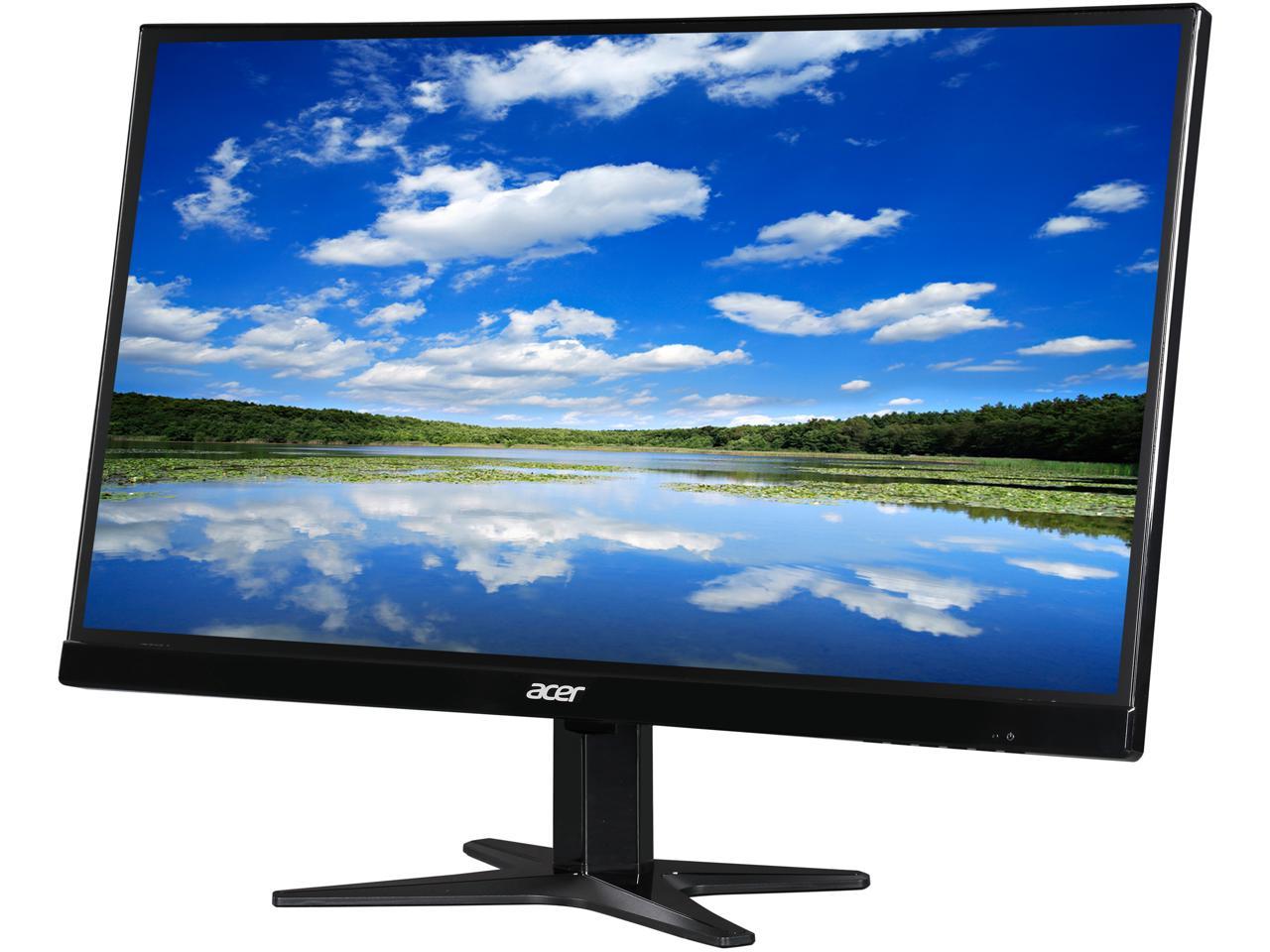 Acer G7 Series G257HL bmidx Black 25" IPS 4ms (GTG) Black Widescreen LED/LCD Monitor 1920 x 1080 FHD, Slim Frame Design, w/ Acer Flicker Less Technology, Visual Comfortable and Build in Speakers