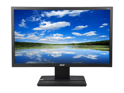 Acer V226HQL Bbd Black 21.5" 5ms LED Backlight LCD Monitor 200 cd/m2 100,000,000:1 - Certified Refurbished Manufacturer Recertified