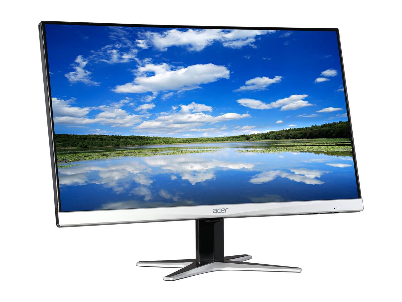 Acer G7 Series G257HU smidpx 25" WQHD 2560 x 1440 2K 4ms (GTG) DVI HDMI DisplayPort Built-in Speakers LED Backlight IPS Monitor