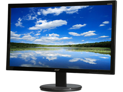 Acer K242HQL BBID 23.6" 1920 x 1080 5 ms 60 Hz D-Sub, DVI, HDMI LCD Monitor