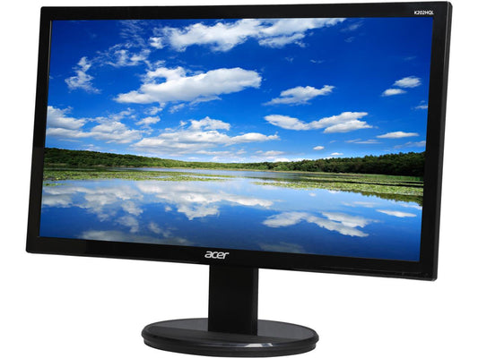 Acer K202HQL 19.5" Widescreen LED Monitor - Certified Refurbished Manufacturer Recertified