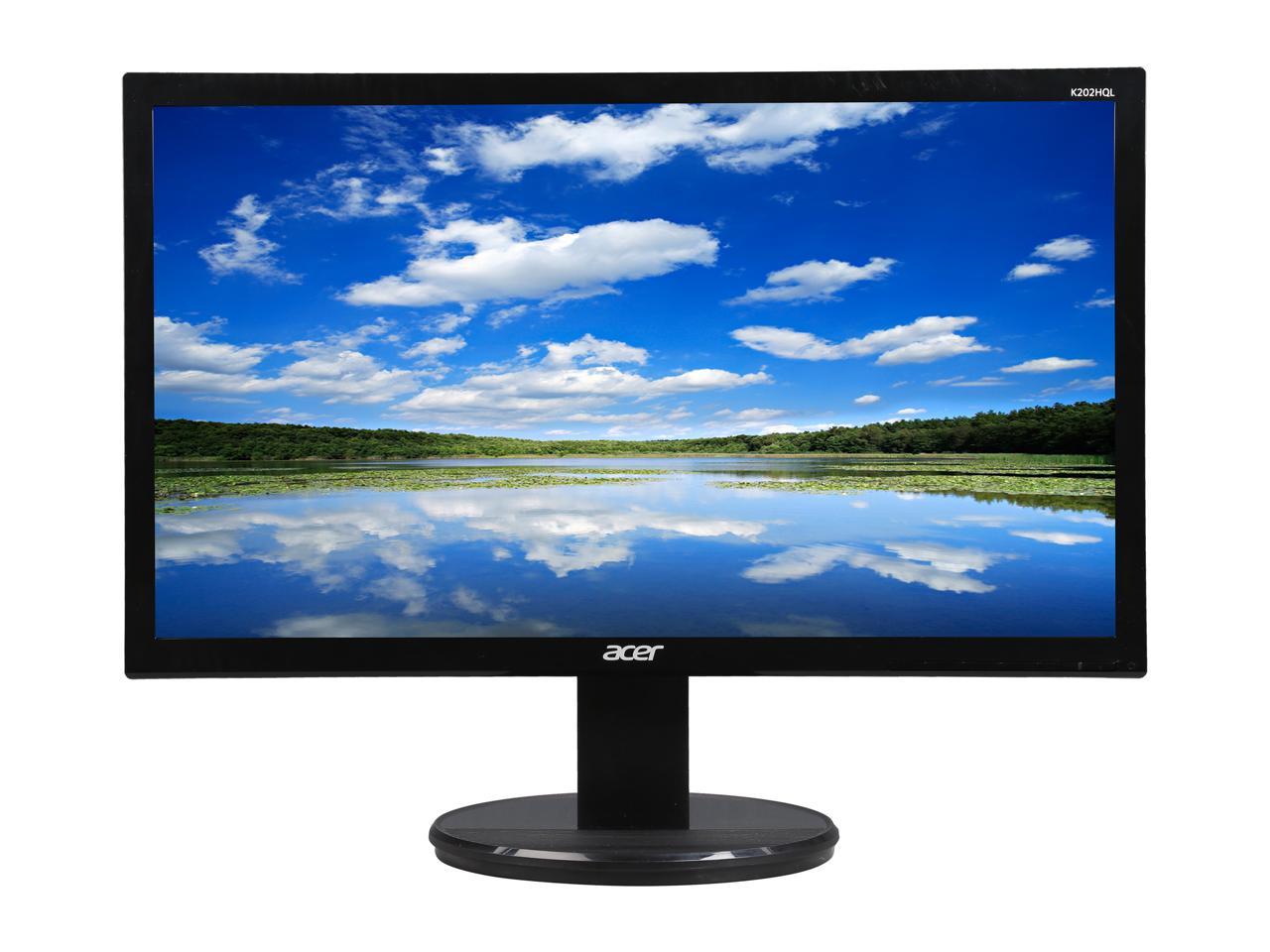 Acer K202HQL 19.5" Widescreen LED Monitor - Certified Refurbished Manufacturer Recertified