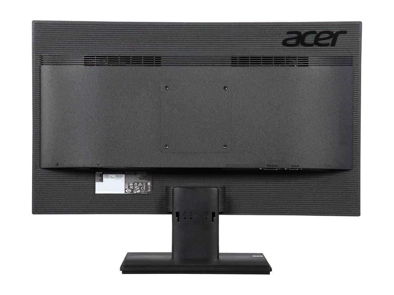 Acer V246HQL Cbd UM.UV6AA.C01 24" (Actual size 23.6") Full HD 1920 x 1080 5 ms D-Sub, DVI LCD Monitor