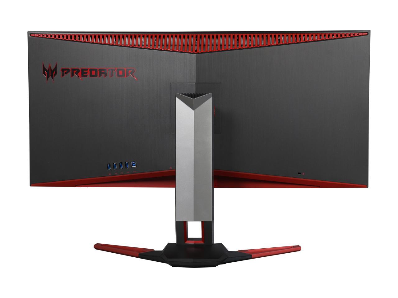 Acer Predator Z35 bmiphz 35" UXGA 2560 x 1080 2K Resolution 4ms 200Hz OvereClocked DisplayPort HDMI Built-in Speakers NVIDIA G-Sync Flicker-Less Technology Ultra-Wide Backlit LED Curved Gaming Monitor