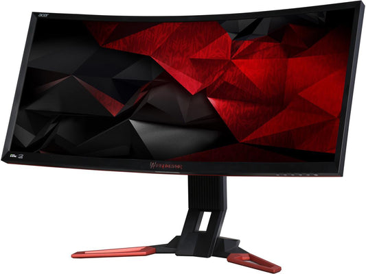 Acer Predator Z35 bmiphz 35" UXGA 2560 x 1080 2K Resolution 4ms 200Hz OvereClocked DisplayPort HDMI Built-in Speakers NVIDIA G-Sync Flicker-Less Technology Ultra-Wide Backlit LED Curved Gaming Monitor