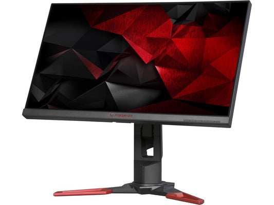 Acer Predator XB1 XB271HK bmiprz 27" 4K UHD IPS NVIDIA G-Sync Black/Red Gaming Monitor, 3840 x 2160 (4K), 100% sRGB Color Accuracy, Tilt / Swivel / Pivot / Height Adjustable, Build in Speakers