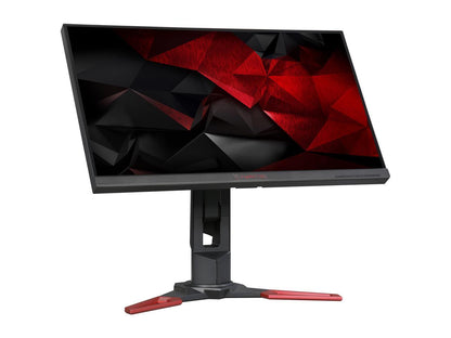 Acer Predator XB1 XB271HK bmiprz 27" 4K UHD IPS NVIDIA G-Sync Black/Red Gaming Monitor, 3840 x 2160 (4K), 100% sRGB Color Accuracy, Tilt / Swivel / Pivot / Height Adjustable, Build in Speakers