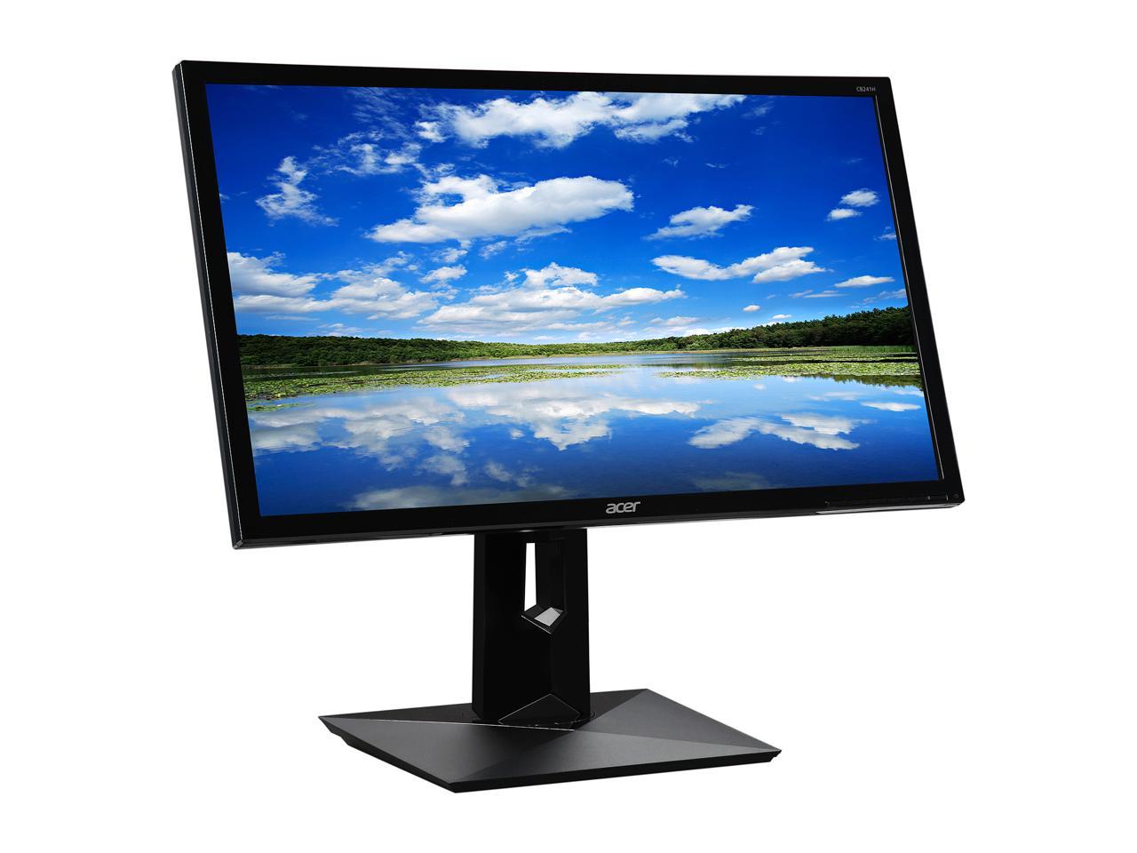 Acer CB241H bmidr UM.FB6AA.005 24" Full HD 1920 x 1080 1 ms GTG 60 Hz D-Sub, DVI, HDMI Built-in Speakers LCD Monitor