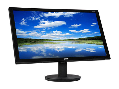 Acer K2 Series K242HQL cbid 23.6" TN 1ms (GTG) Black Widescreen LED/LCD Monitor 1920 x 1080 FHD at 60 Hz Refresh Rate, Eco Friendly Design, Visual Comfortable W/D-sub HDMI, and DVI Connectivity