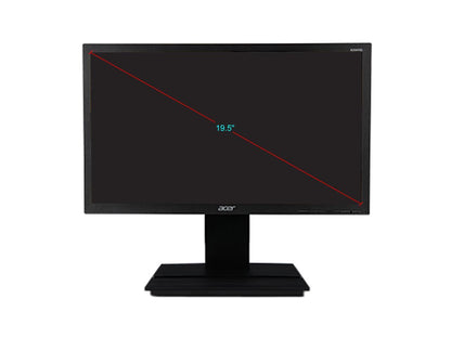 Acer B206HQL Aymph UM.IB6AA.A02 19.5" Full HD 1920 x 1080 5 ms 60 Hz D-Sub, DisplayPort Built-in Speakers LCD/LED Monitor
