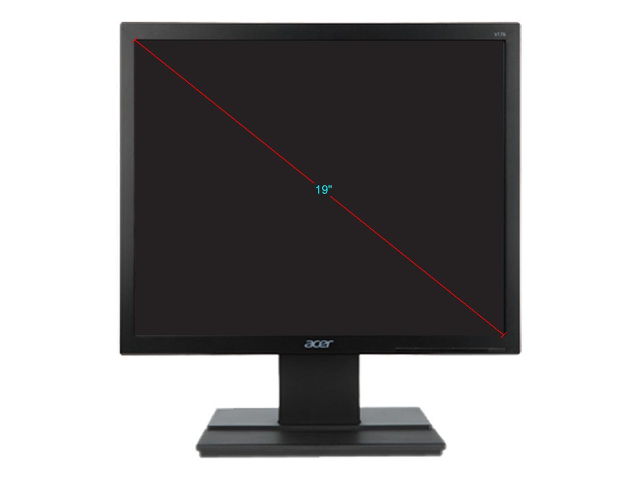 Acer V196L Bbmd UM.CV6AA.B01 19" SXGA 1280 x 1024 5 ms 60 Hz D-Sub, DVI Built-in Speakers LCD/LED Monitor