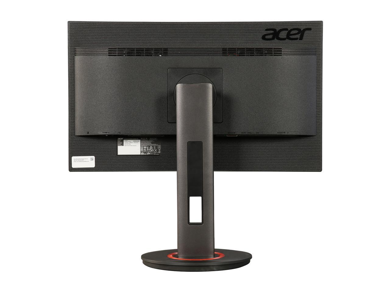 Acer XF240H bmjdpr UM.FX0AA.001 24" Full HD 1920 x 1080 1 ms 144 Hz DVI, HDMI, DisplayPort Built-in Speakers LCD Twisted Nematic Film Monitor Display