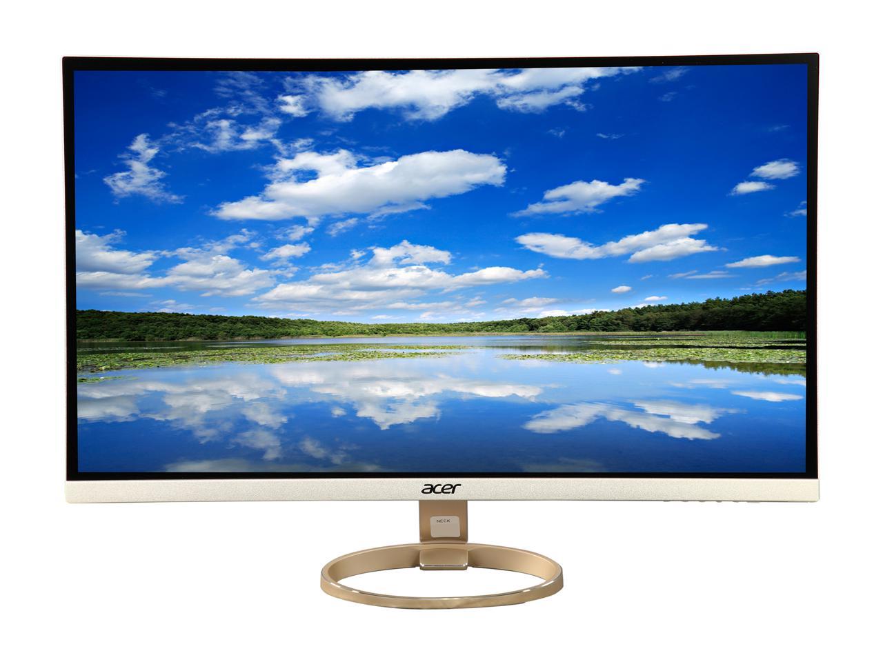 Acer Certified H7 Series H277HU kmipuz Gold 27" 4ms Widescreen LCD/LED Monitor IPS Backlight (UM.HH7AA.002) 350 cd/m2 100,000,000:1