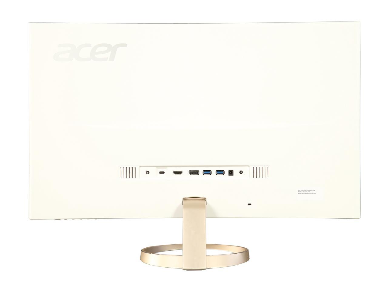 Acer Certified H7 Series H277HU kmipuz Gold 27" 4ms Widescreen LCD/LED Monitor IPS Backlight (UM.HH7AA.002) 350 cd/m2 100,000,000:1