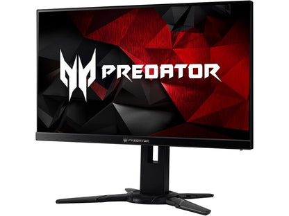 Acer Predator XB2 XB252Q BMIPRZ 24.5" 1920 x 1080 1ms (GTG) 240 Hz NVIDIA G-Sync Frameless Gaming Monitor, VESA Mountable, HDMI, DisplayPort, Built-in Speaker