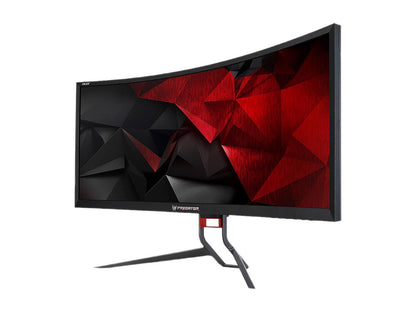 Acer Predator Z35 Z35P bmiphz 35" Quad HD 3440 x 1440 4ms 100Hz 120Hz (OC) HDMI DisplayPort NVIDIA G-SYNC Flicker-Less Technology Built-in Speakers UltraWide Backlit LED Gaming Monitor