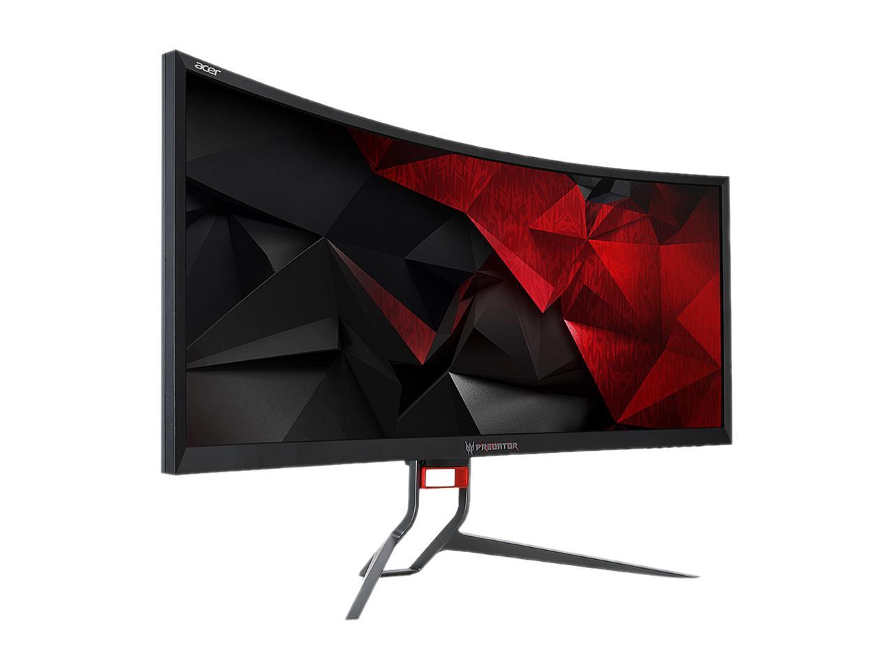 Acer Predator Z35 Z35P bmiphz 35" Quad HD 3440 x 1440 4ms 100Hz 120Hz (OC) HDMI DisplayPort NVIDIA G-SYNC Flicker-Less Technology Built-in Speakers UltraWide Backlit LED Gaming Monitor