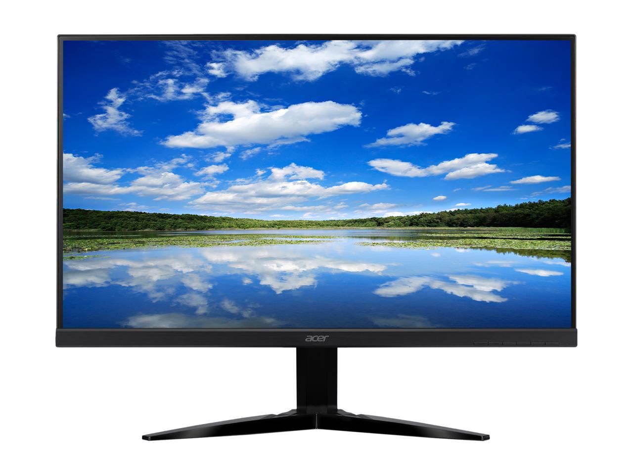 Acer KG271 bmiix 27" Full HD 1920 x 1080 75Hz 1ms HDMI VGA AMD FreeSync ZeroFrame Flikcer-Less BlueShield Built-in Speakers LED Backlit LCD Gaming Monitor