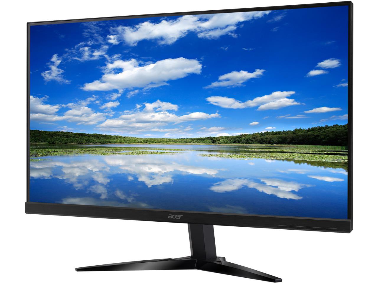 Acer KG271 bmiix 27" Full HD 1920 x 1080 75Hz 1ms HDMI VGA AMD FreeSync ZeroFrame Flikcer-Less BlueShield Built-in Speakers LED Backlit LCD Gaming Monitor