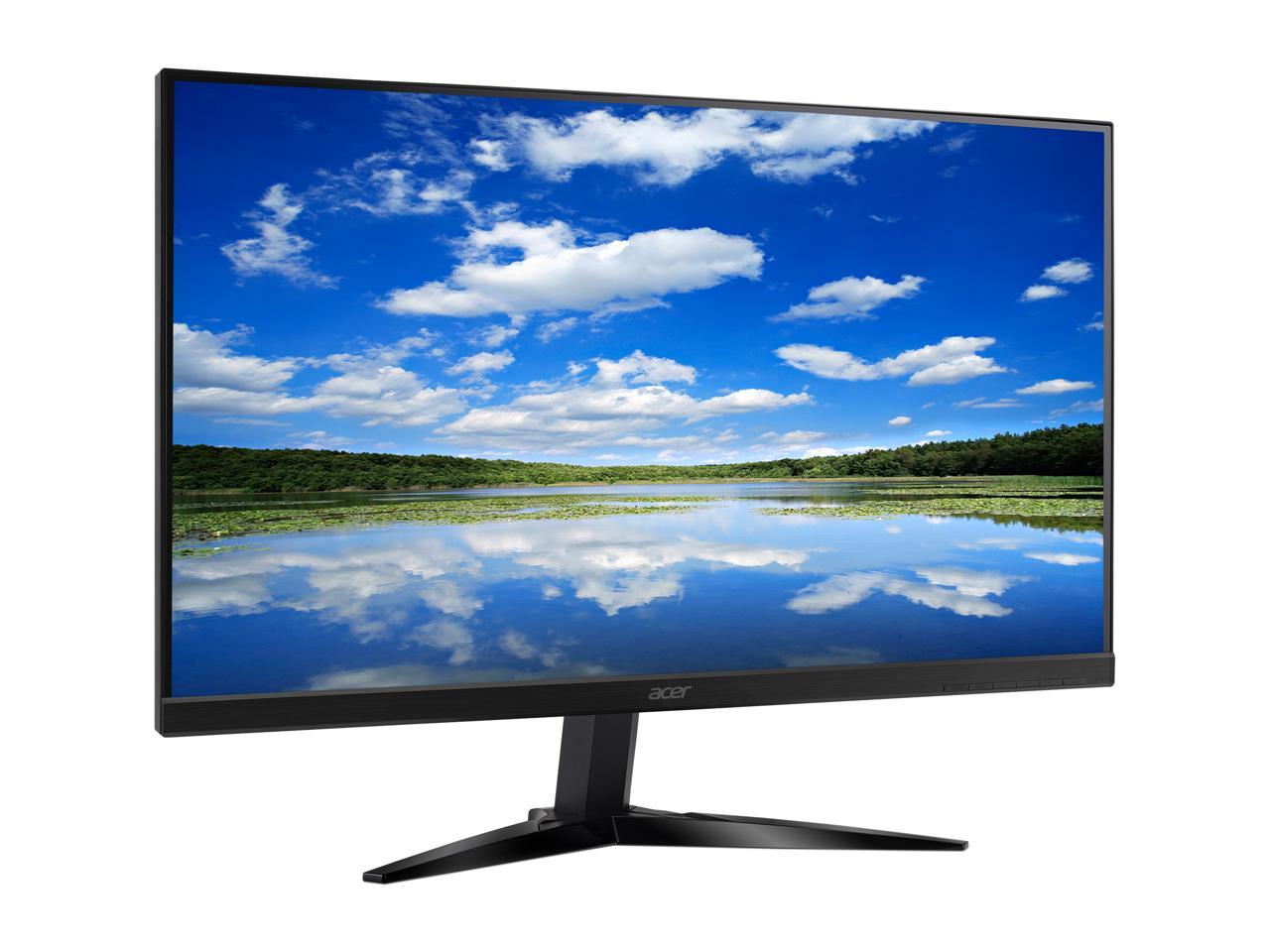 Acer KG271 bmiix 27" Full HD 1920 x 1080 75Hz 1ms HDMI VGA AMD FreeSync ZeroFrame Flikcer-Less BlueShield Built-in Speakers LED Backlit LCD Gaming Monitor