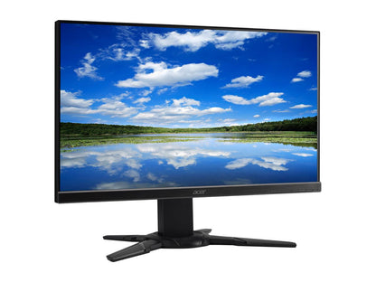 Acer XF251Q bmiirx Black 24.5" Full HD Gaming Monitor, 75Hz, 1ms (GTG), AMD FreeSync, Height & Pivot Adjustment, Built-in Speakers, 2xHDMI, Blue Light Filter