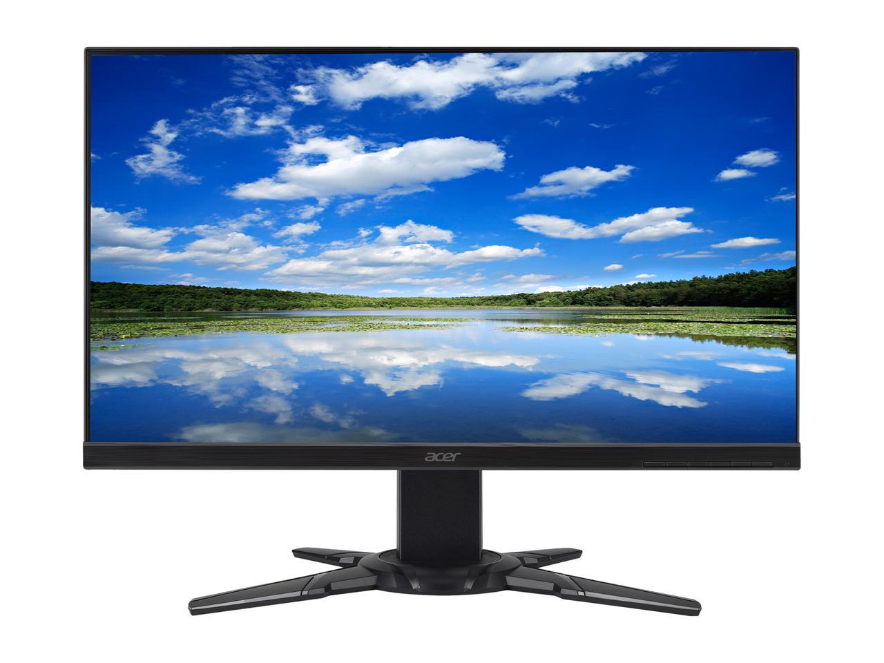 Acer XF251Q bmiirx Black 24.5" Full HD Gaming Monitor, 75Hz, 1ms (GTG), AMD FreeSync, Height & Pivot Adjustment, Built-in Speakers, 2xHDMI, Blue Light Filter