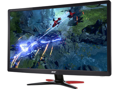 Acer GF246 bmipx 24" Full HD 1920 x 1080 75Hz 1ms HDMI VGA DisplayPort AMD FreeSync Built-in Speakers FlickerLess Blue Light Filter LED Backlit Gaming Monitor