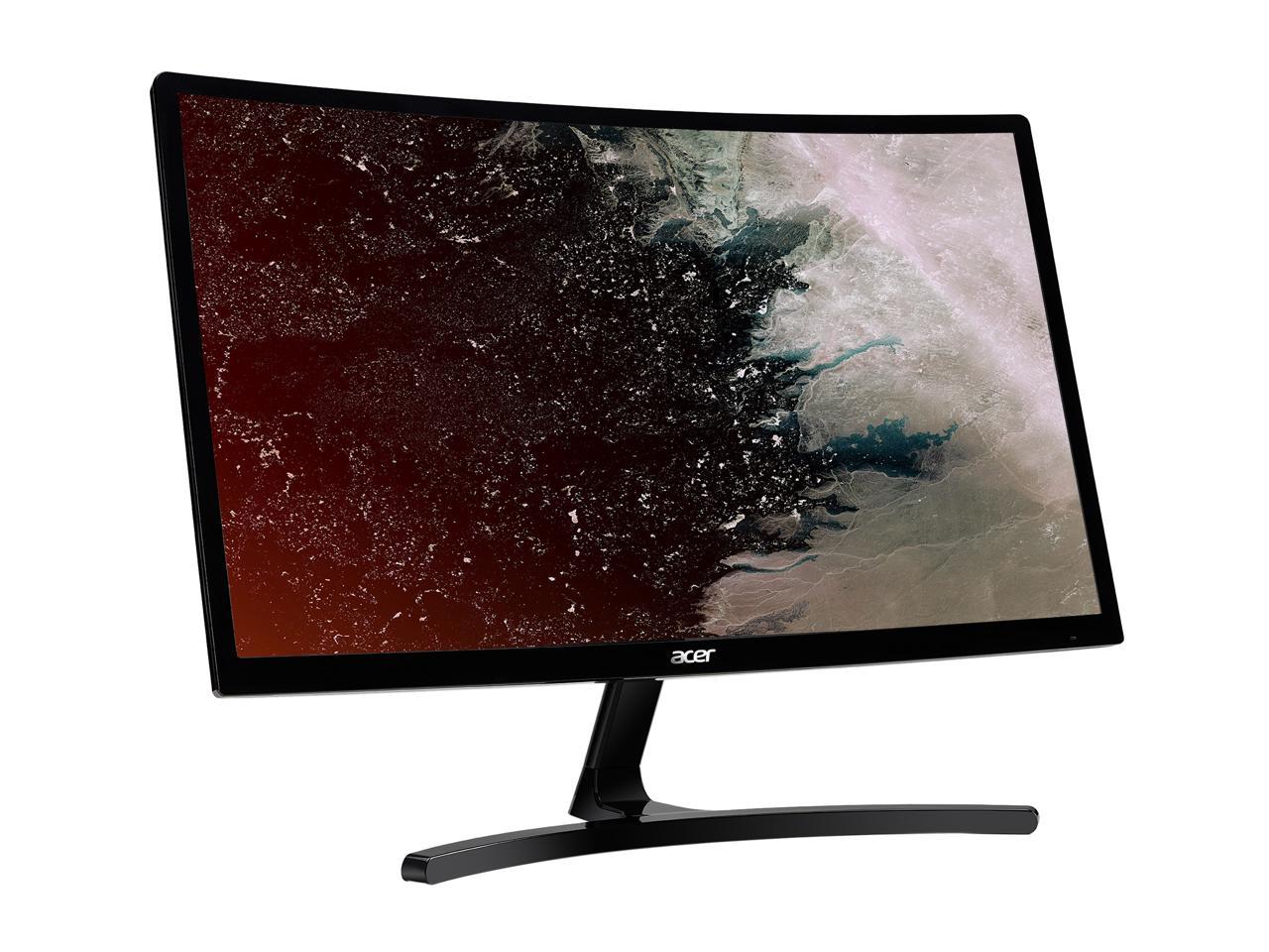 Acer ED242QR Abidpx 24" Full HD 1920 x 1080 144Hz DVI HDMI DisplayPort AMD FreeSync Technology Widescreen Backlit LED Curved Gaming Monitor