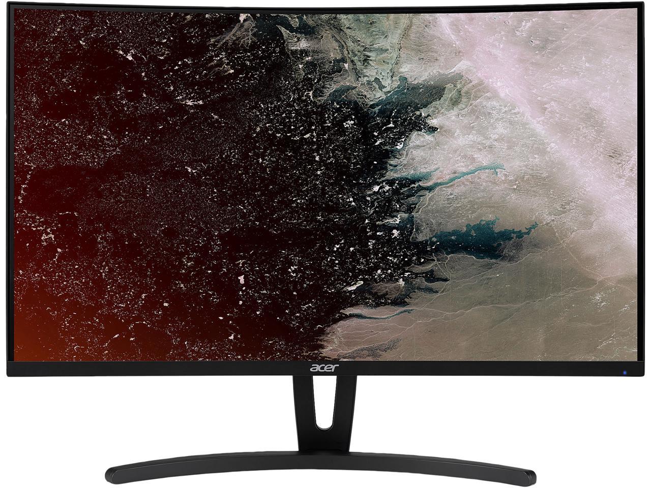 Acer ED273 Abidpx 27" Full HD 1920 x 1080 4ms 144Hz AMD FreeSync Technology HDMI DisplayPort DVI Backlit LED LCD Curved Gaming Monitor