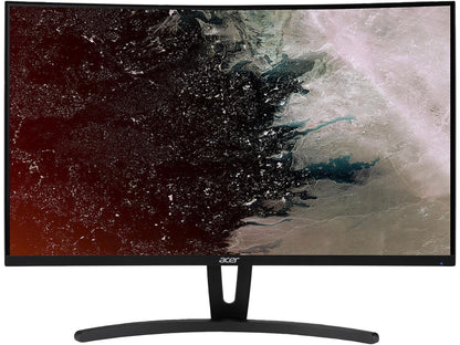 Acer ED273 Abidpx 27" Full HD 1920 x 1080 4ms 144Hz AMD FreeSync Technology HDMI DisplayPort DVI Backlit LED LCD Curved Gaming Monitor