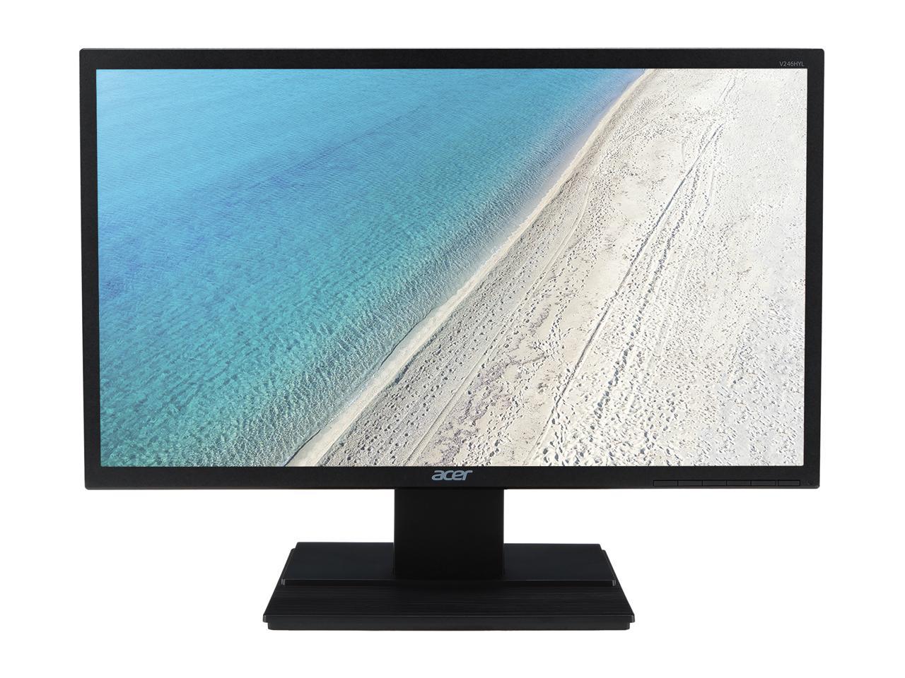 Acer V246HYL UM.QV6AA.C03 23.8" Full HD 1920 x 1080 DVI-in, VGA LCD/LED Monitor