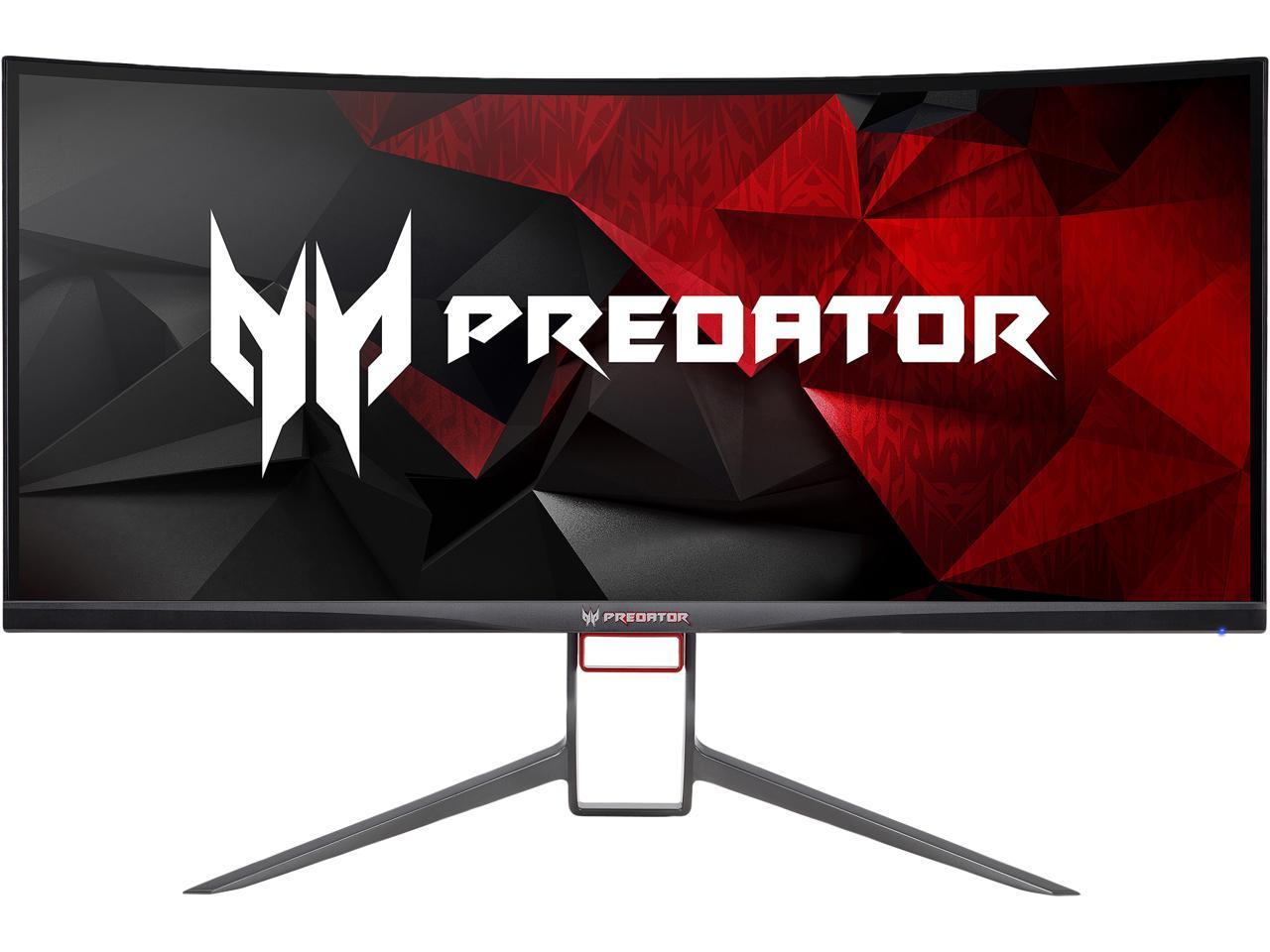 Acer Predator X34 Pbmiphzx 34" 3440 x 1440 UltraWide QHD 4ms 100HZ NVIDIA G-SYNC ZeroFrame Design Tilt Swivel Height Adjustable IPS Cuved Ultra-wide Gaming Monitor