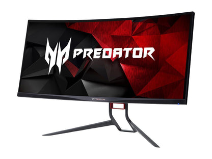 Acer Predator X34 Pbmiphzx 34" 3440 x 1440 UltraWide QHD 4ms 100HZ NVIDIA G-SYNC ZeroFrame Design Tilt Swivel Height Adjustable IPS Cuved Ultra-wide Gaming Monitor