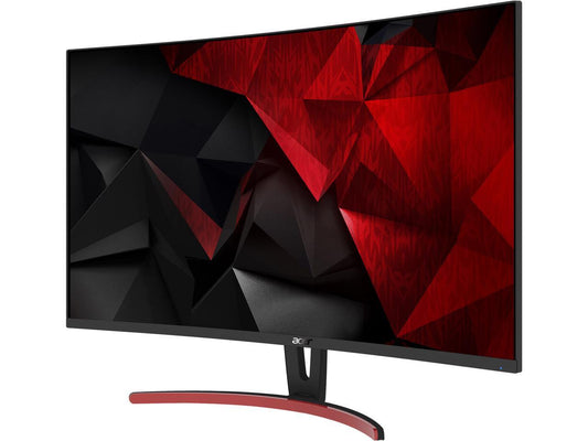 Acer Gaming Series ED323QUR Abidpx 32" (Actual size 31.5") 2560 x 1440 2K Resolution 144Hz 4ms DisplayPort HDMI DVI AMD FreeSync LED Backlit Curved Gaming Monitor