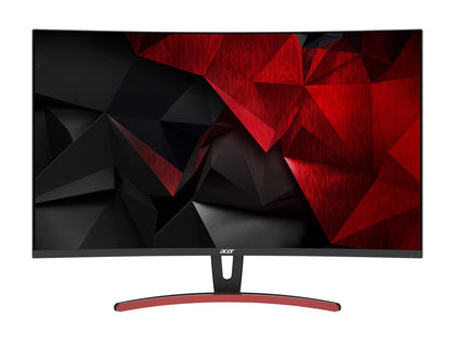 Acer Gaming Series ED323QUR Abidpx 32" (Actual size 31.5") 2560 x 1440 2K Resolution 144Hz DisplayPort HDMI DVI AMD FreeSync LED Backlit Curved Gaming Monitor