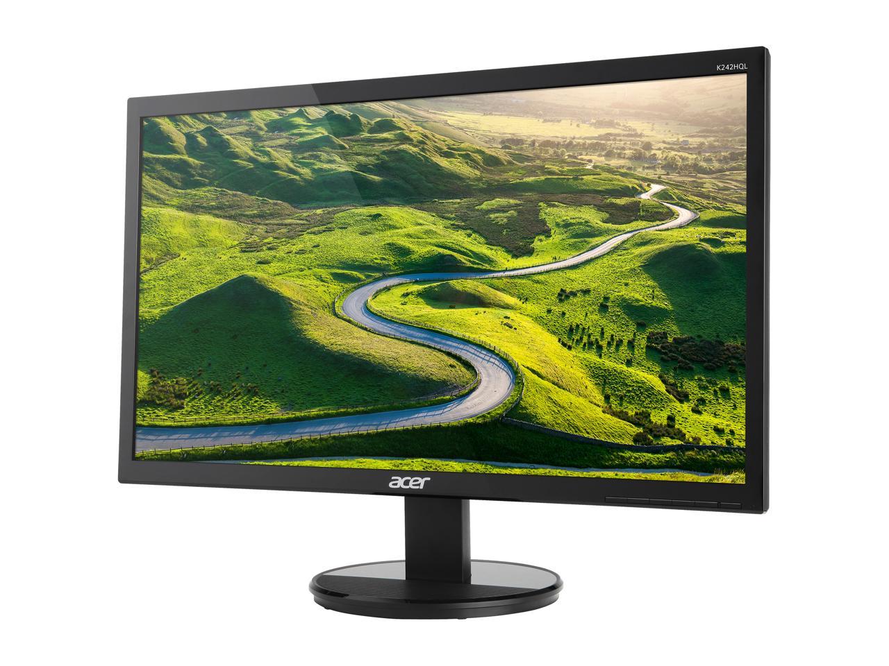 Acer K242HQL bid UM.UX2AA.001 23.6" Full HD 1920 x 1080 5 ms 60 Hz D-Sub, DVI, HDMI LED Backlit Widescreen LCD Monitor