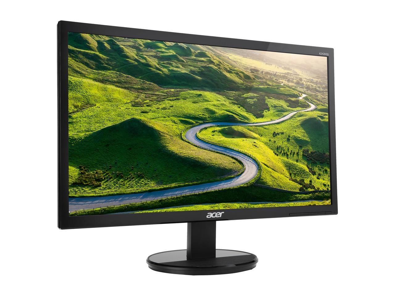 Acer K242HQL bid UM.UX2AA.001 23.6" Full HD 1920 x 1080 5 ms 60 Hz D-Sub, DVI, HDMI LED Backlit Widescreen LCD Monitor