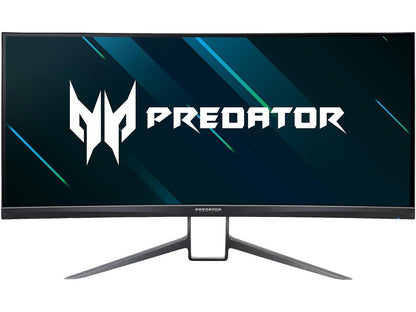 Acer Predator X35 bmiphzx 35" 3440 x 1440 WQHD 200Hz 2ms HDMI DisplayPort USB Hub HDR1000 NVIDIA G-SYNC Quantum Dot WideScreen Curved Gaming Monitor