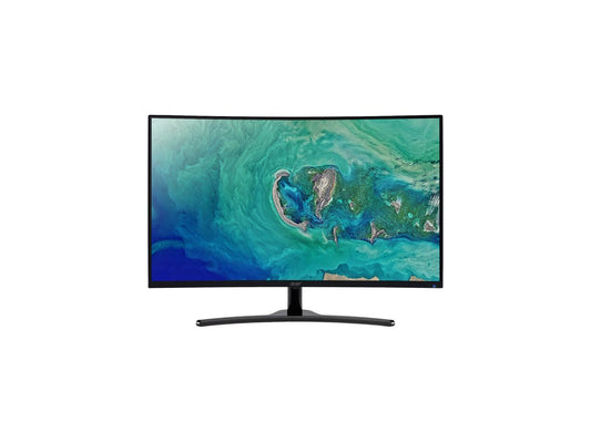 Acer ED322QR Pbmiipx 32" (Actual size 31.5") Full HD 1920 x 1080 4ms (GTG) 144Hz 2xHDMI DisplayPort Built-in Speakers AMD FreeSync Backlit LED Curved Gaming Monitor