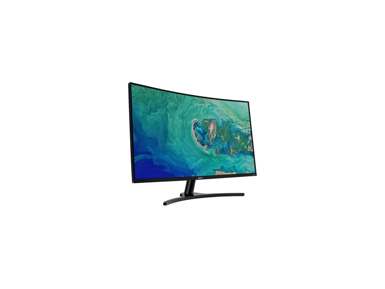 Acer ED322QR Pbmiipx 32" (Actual size 31.5") Full HD 1920 x 1080 4ms (GTG) 144Hz 2xHDMI DisplayPort Built-in Speakers AMD FreeSync Backlit LED Curved Gaming Monitor