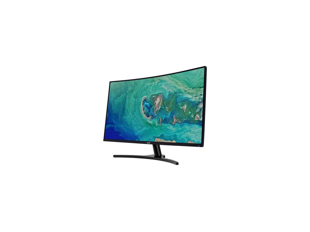 Acer ED322QR Pbmiipx 32" (Actual size 31.5") Full HD 1920 x 1080 4ms (GTG) 144Hz 2xHDMI DisplayPort Built-in Speakers AMD FreeSync Backlit LED Curved Gaming Monitor