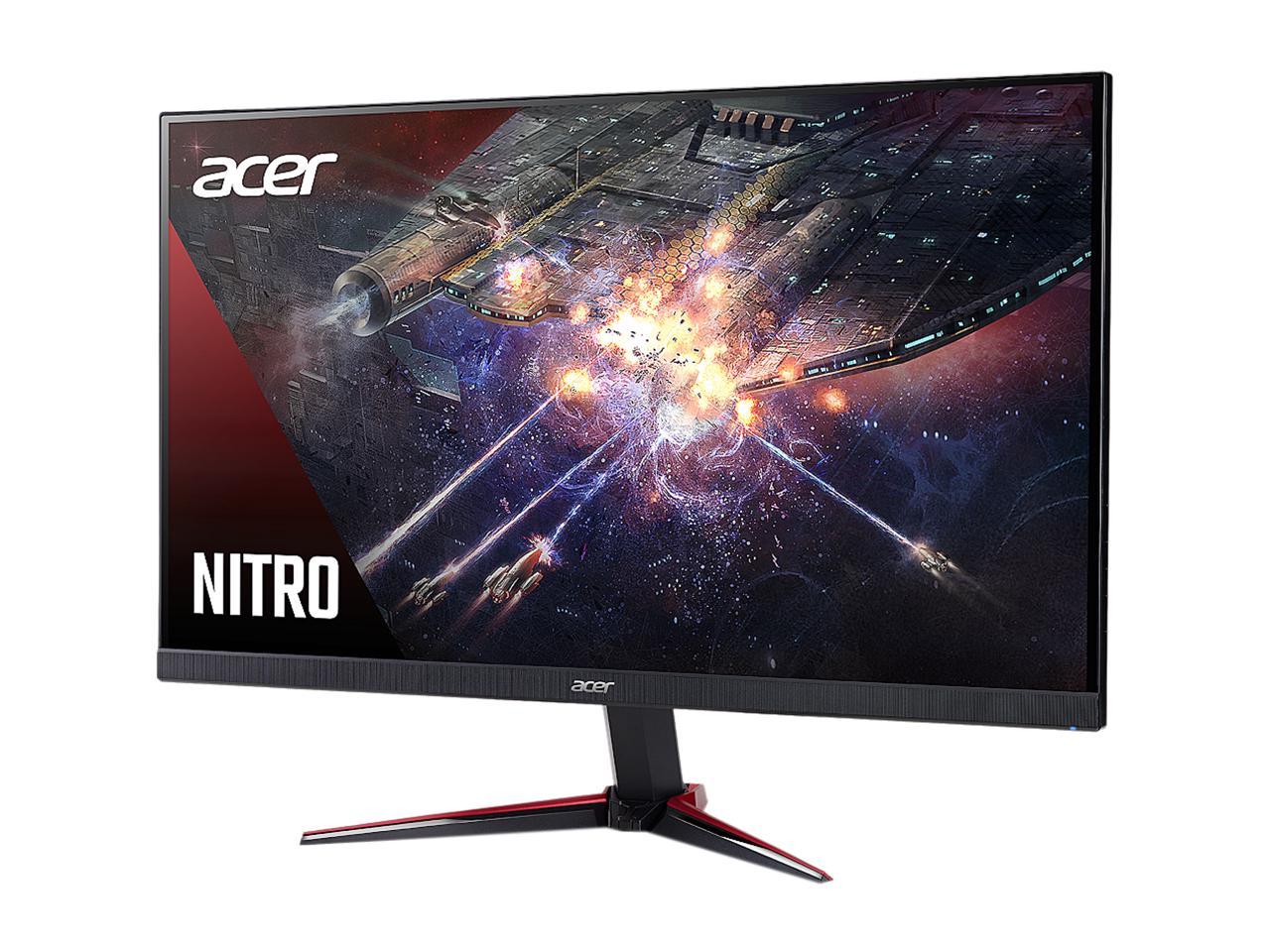 Acer Nitro VG270 Pbiip 27" Full HD 1920 x 1080 1ms (VRB) 144Hz 2xHDMI DisplayPort AMD FreeSync Backlit LED IPS Gaming Monitor