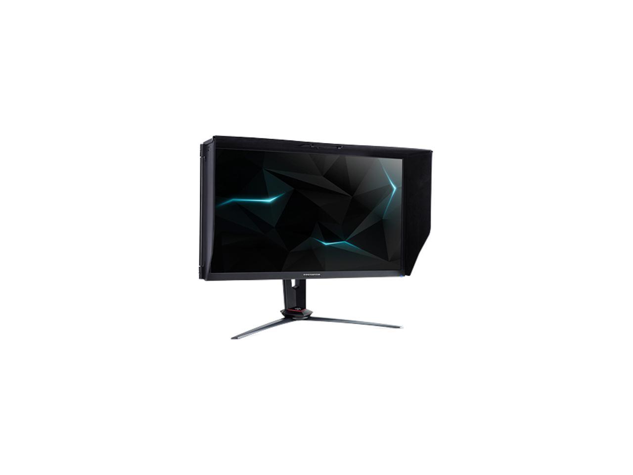 Acer Predator XB3 XB273K Sbmiprzx 27" Ultra HD 3840 x 2160 4K 4ms (GTG) 120Hz (144Hz OC) HDMI DisplayPort NVIDIA G-Sync DisplayHDR 400 Quantum Dot Built-in Speakers Backlit LED IPS Gaming Monitor