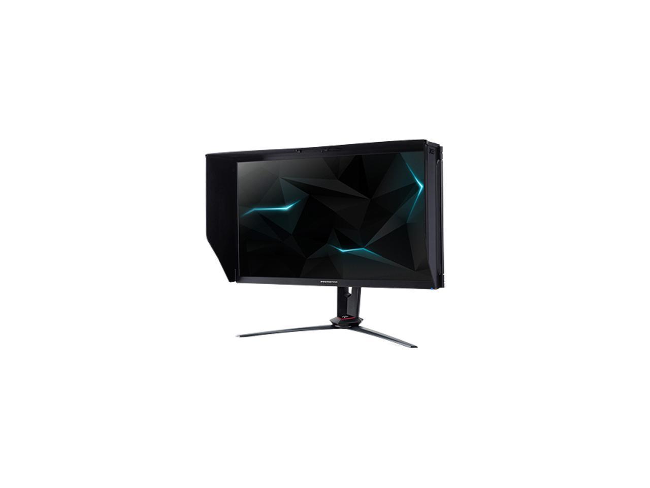 Acer Predator XB3 XB273K Sbmiprzx 27" Ultra HD 3840 x 2160 4K 4ms (GTG) 120Hz (144Hz OC) HDMI DisplayPort NVIDIA G-Sync DisplayHDR 400 Quantum Dot Built-in Speakers Backlit LED IPS Gaming Monitor