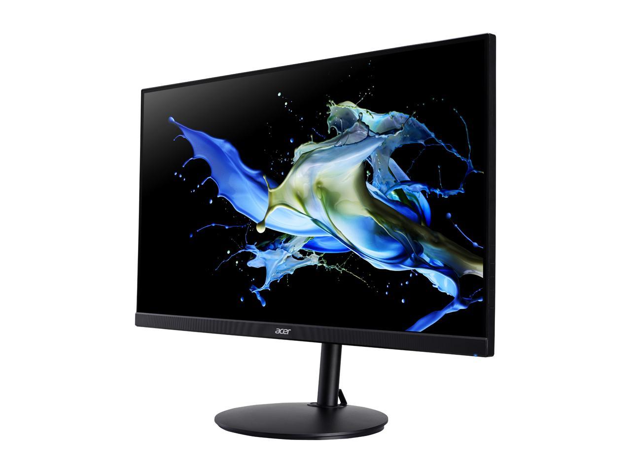 Acer CB242Y bmirx 24" (23.8" Viewable) Full HD 1920 x 1080 IPS AMD FreeSync 1ms 75Hz VGA, HDMI, Speaker Height Adjustable Gaming Monitor